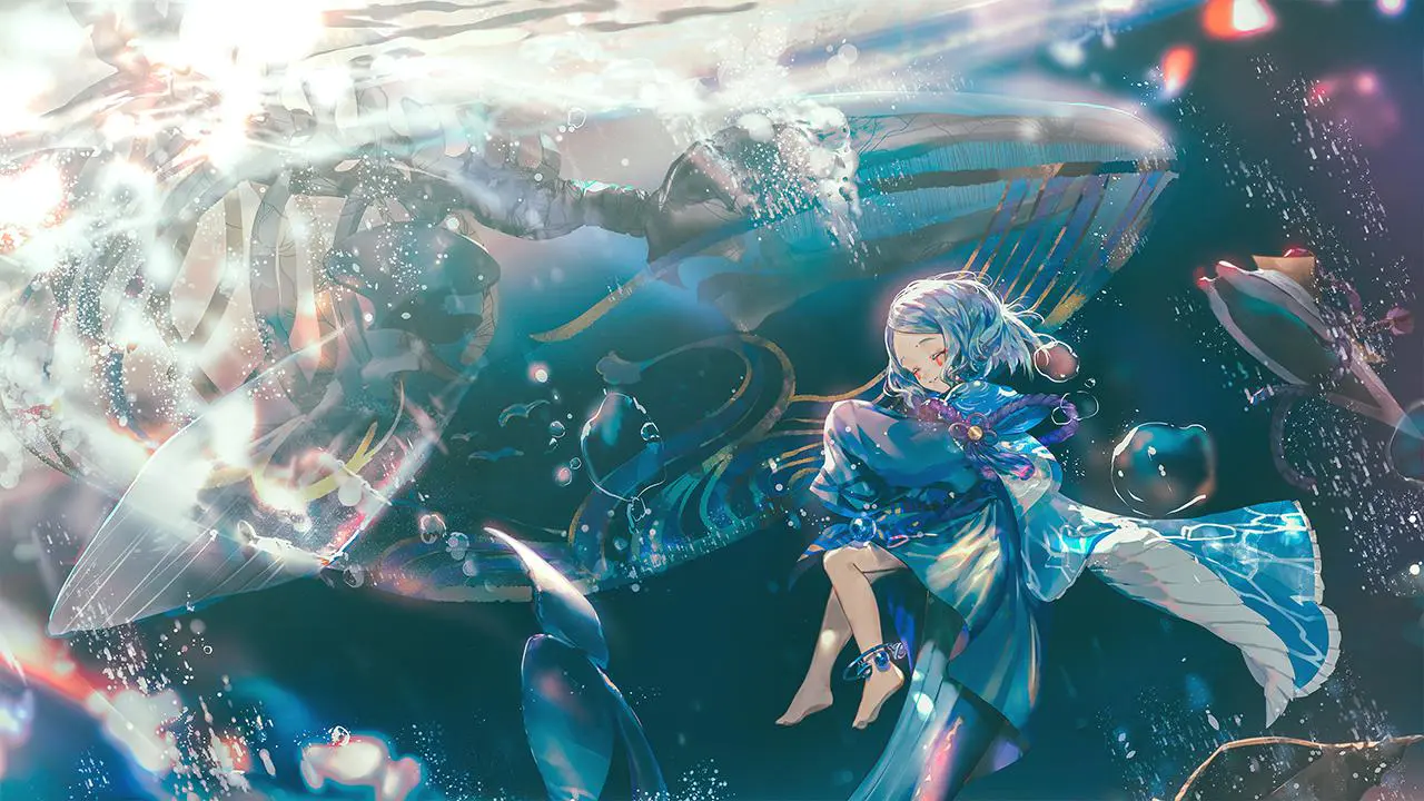 【思之深海·化作鯨落】·本作品由染笙·分享